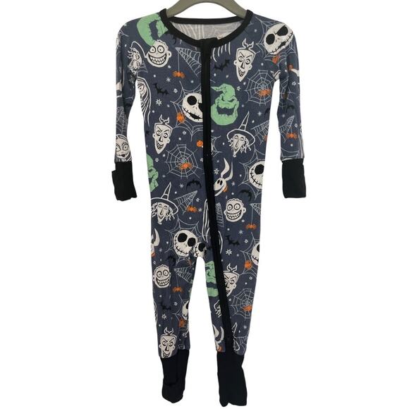 Little Sleepies Nightmare Before Christmas Jack and Crew Zippy 6-12m - Picture 2 of 4